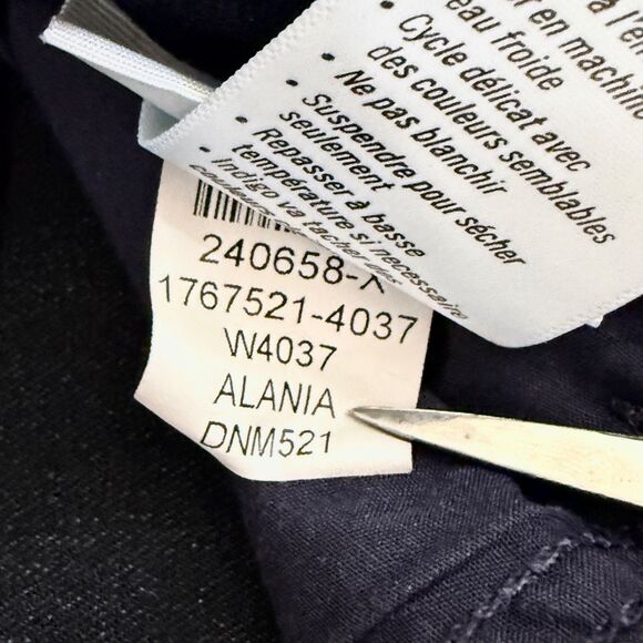 Paige Womens Hoxton Ankle Skinny Jeans Size 26 Alania Dark Wash Blue Stretch - Picture 6 of 11